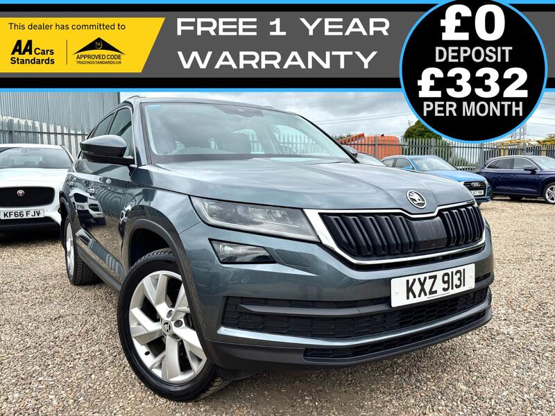 SKODA KODIAQ 1.4 TSI ACT Edition SUV 5dr Petrol Manual 4WD Euro 6 (s/s) (7 Seat) (2017/17)